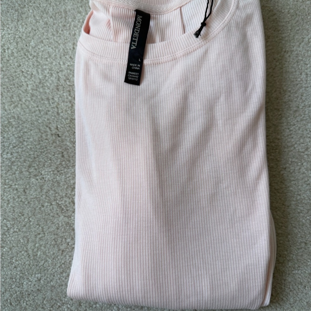 Mondetta Soft Pink Long Sleeve Tee